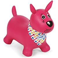 Los mejores  - Ludi 2777 - Rose Mon Chien Sauteur Cachorro inflable- Rosa